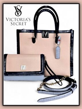 Victoria's Secret Bond Street Shoulder Crossbod bag with matching wallet